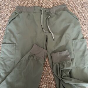 Insight Green Track Pants Relaxed Fit